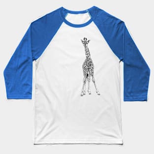 Baby giraffe - ink illustration Baseball T-Shirt